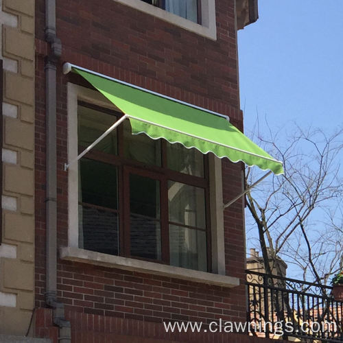 French Style Outdoor Vertical Drop Arm Retractable Awning